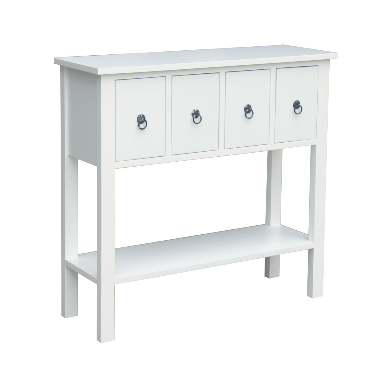 white Side table